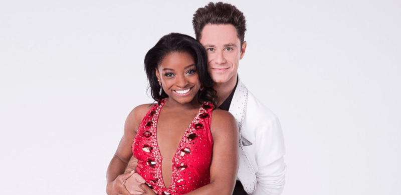 Simone Biles Waltzes to “Good Good Father” on Dancing With the Stars