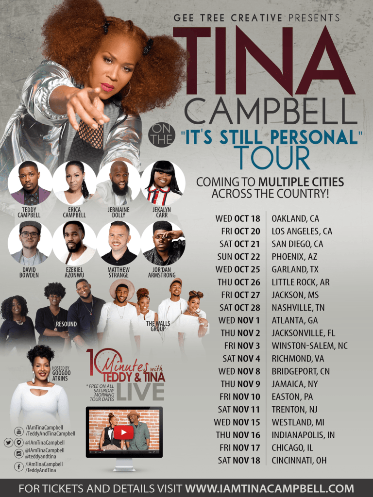 Tina Campbell Announces Tour Dates Gospel Sunday