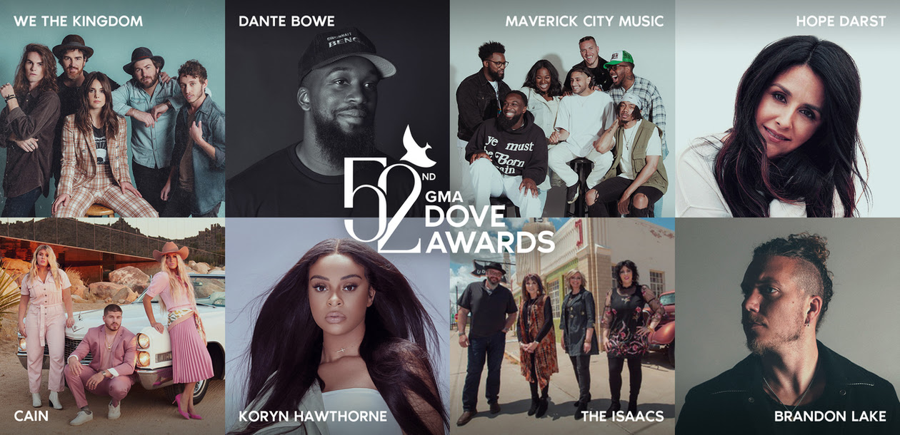 Performers Announced for 52nd Annual GMA Dove Awards