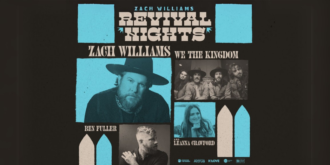 Dates Announced for Zach Williams' Revival Nights Fall 2025 Tour