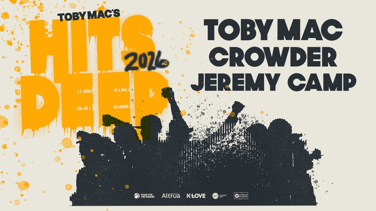 TOBYMAC'S HITS DEEP 2026 ANNOUNCED WITH ARTISTS CROWDER & JEREMY CAMP