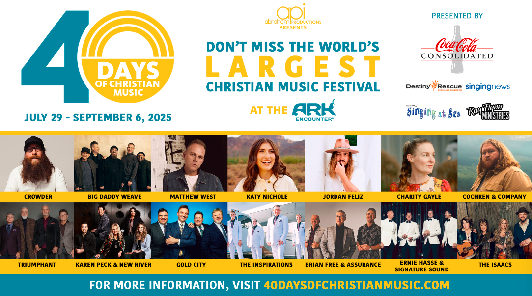 40 Days of Christian Music Festival Returns at the Ark Encounter & Creation Museum